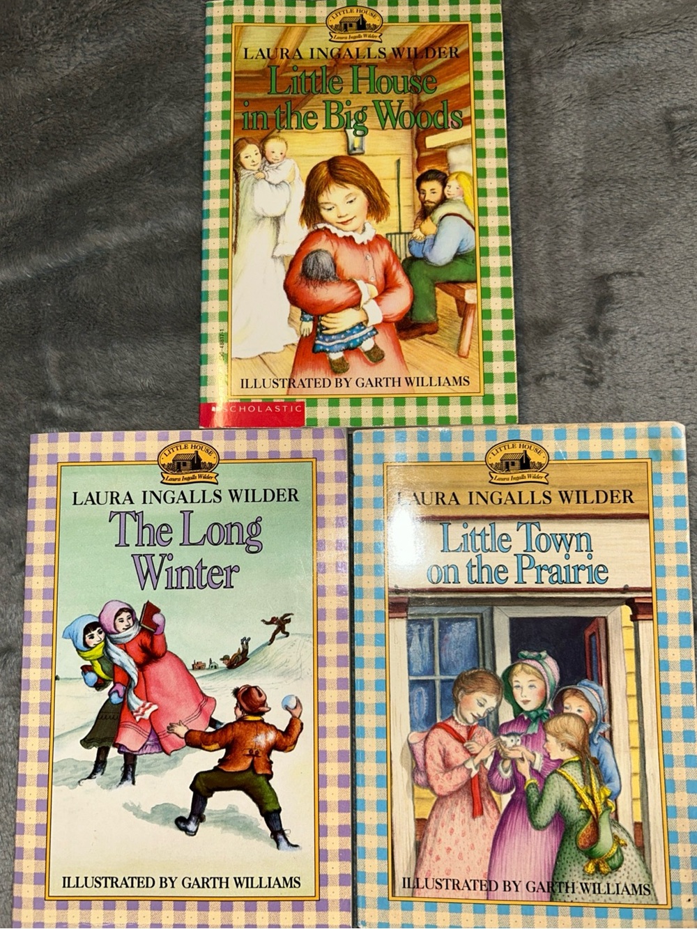 Lot Of 3 Little House On The Prairie Series Paperbacks by Laura Ingalls Wilder
